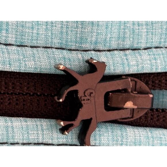 Cowgirl Hardware® Girl's American Turquoise Jacket Rodeo 12M Biker Bling - Picture 8 of 12